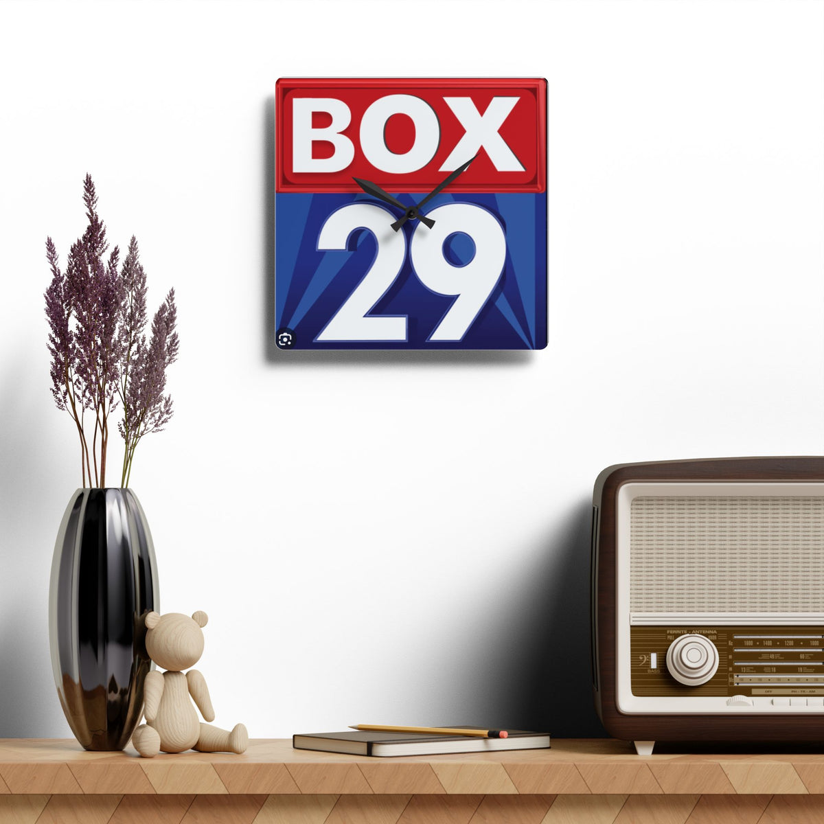 BOX 29 Original Logo Wall Clock