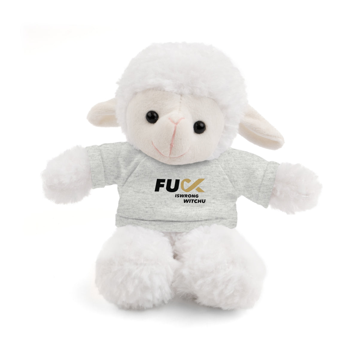 Plush Bear with #Fukiswrongwitchu Cancer Tee