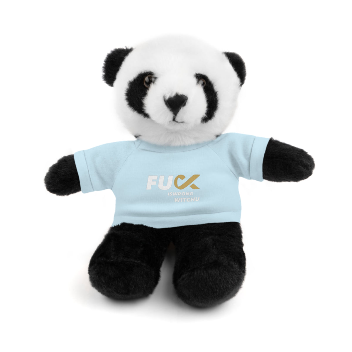 Plush Bear with #Fukiswrongwitchu Cancer Tee
