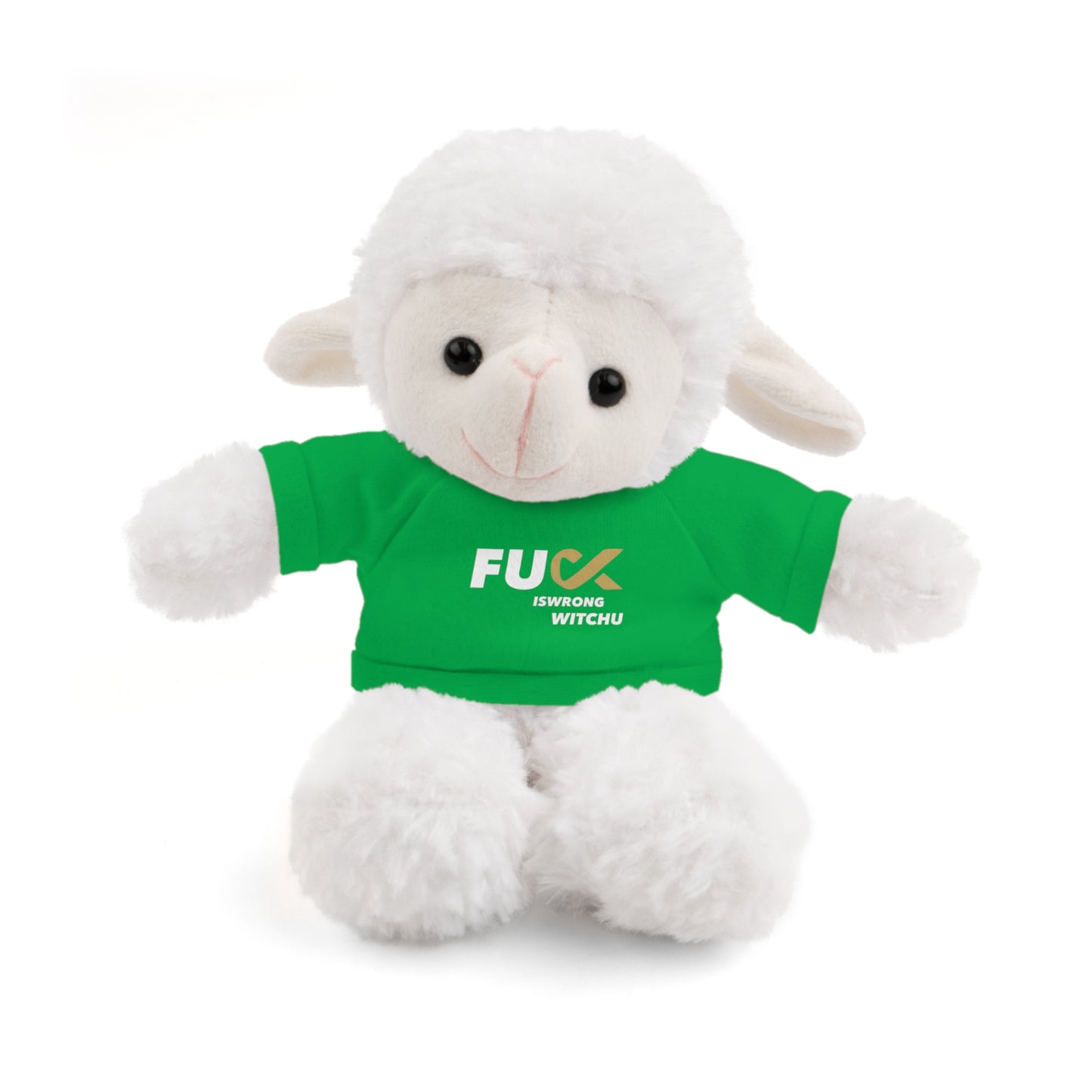 Plush Bear with #Fukiswrongwitchu Cancer Tee