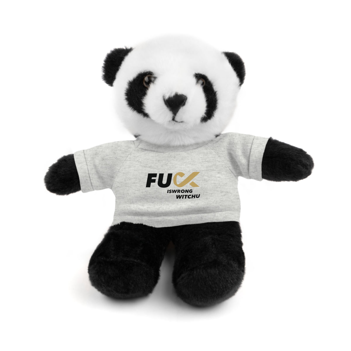 Plush Bear with #Fukiswrongwitchu Cancer Tee