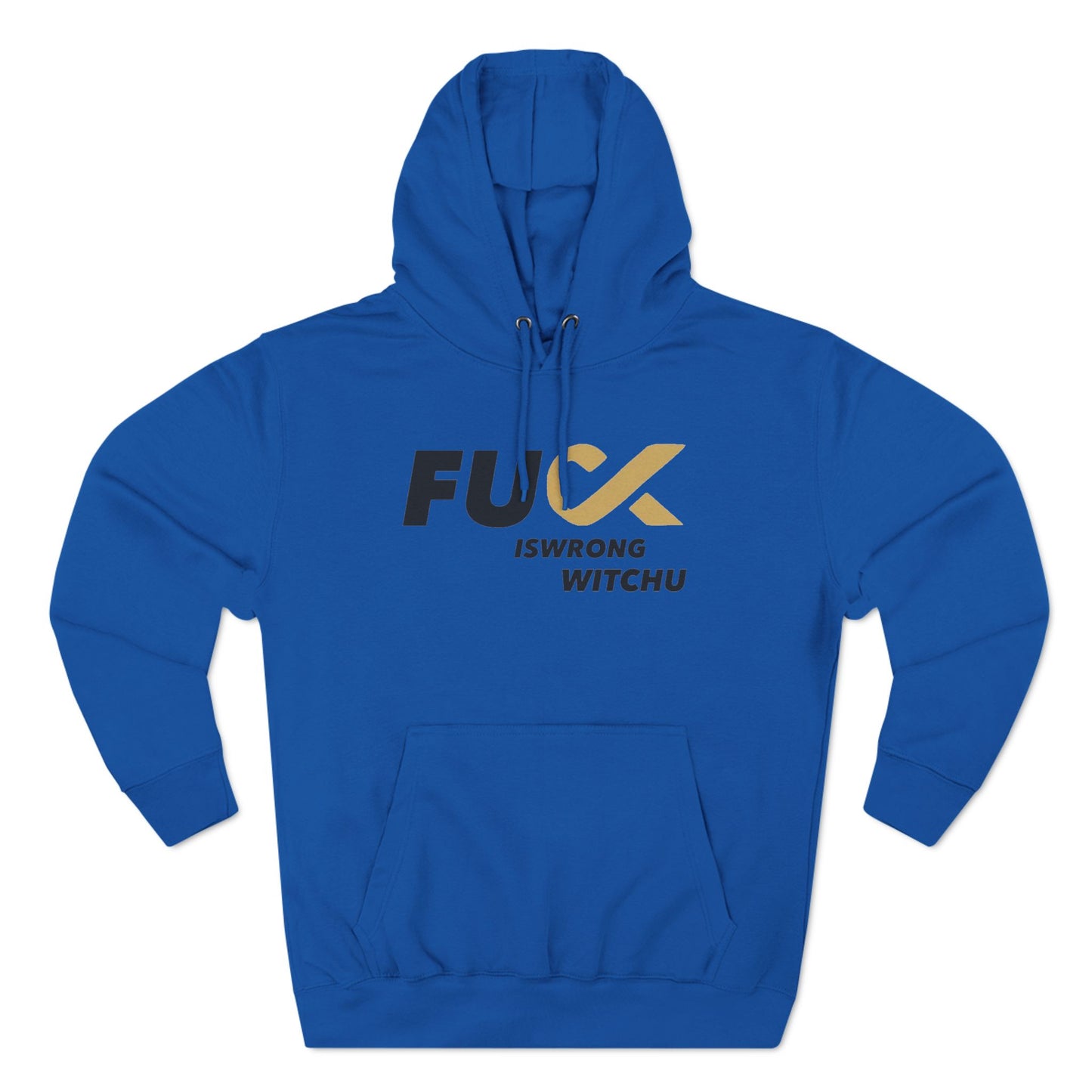 #Fukiswrongwitchu Hoodie BLK logo