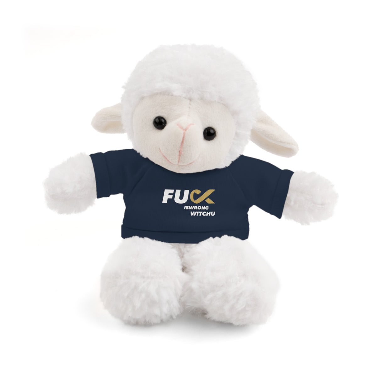 Plush Bear with #Fukiswrongwitchu Cancer Tee