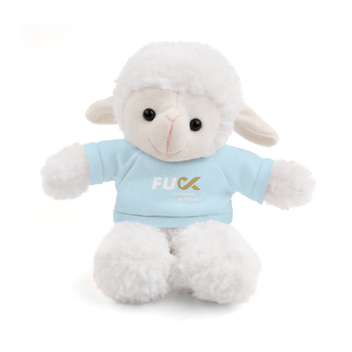 Plush Bear with #Fukiswrongwitchu Cancer Tee