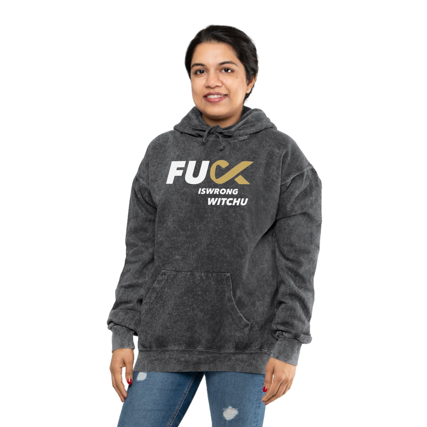 Fiwwc Unisex Mineral Wash Hoodie