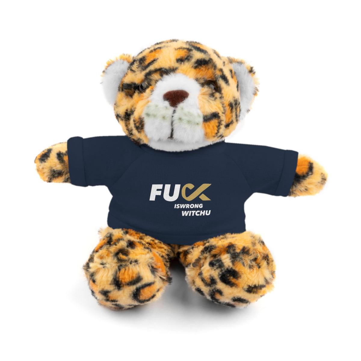 Plush Bear with #Fukiswrongwitchu Cancer Tee