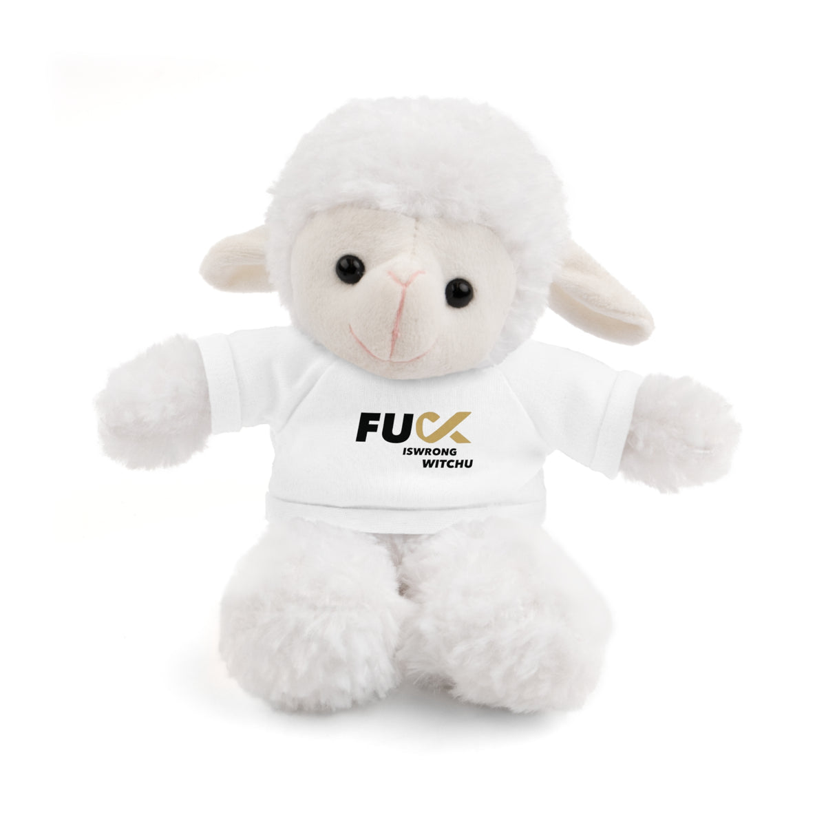 Plush Bear with #Fukiswrongwitchu Cancer Tee