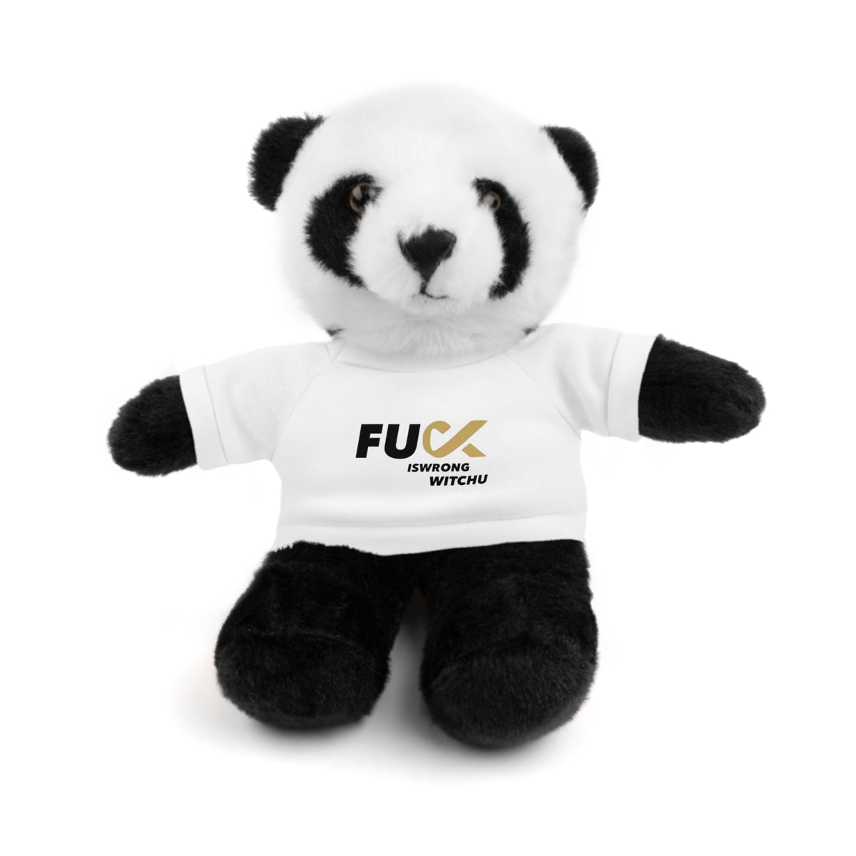 Plush Bear with #Fukiswrongwitchu Cancer Tee