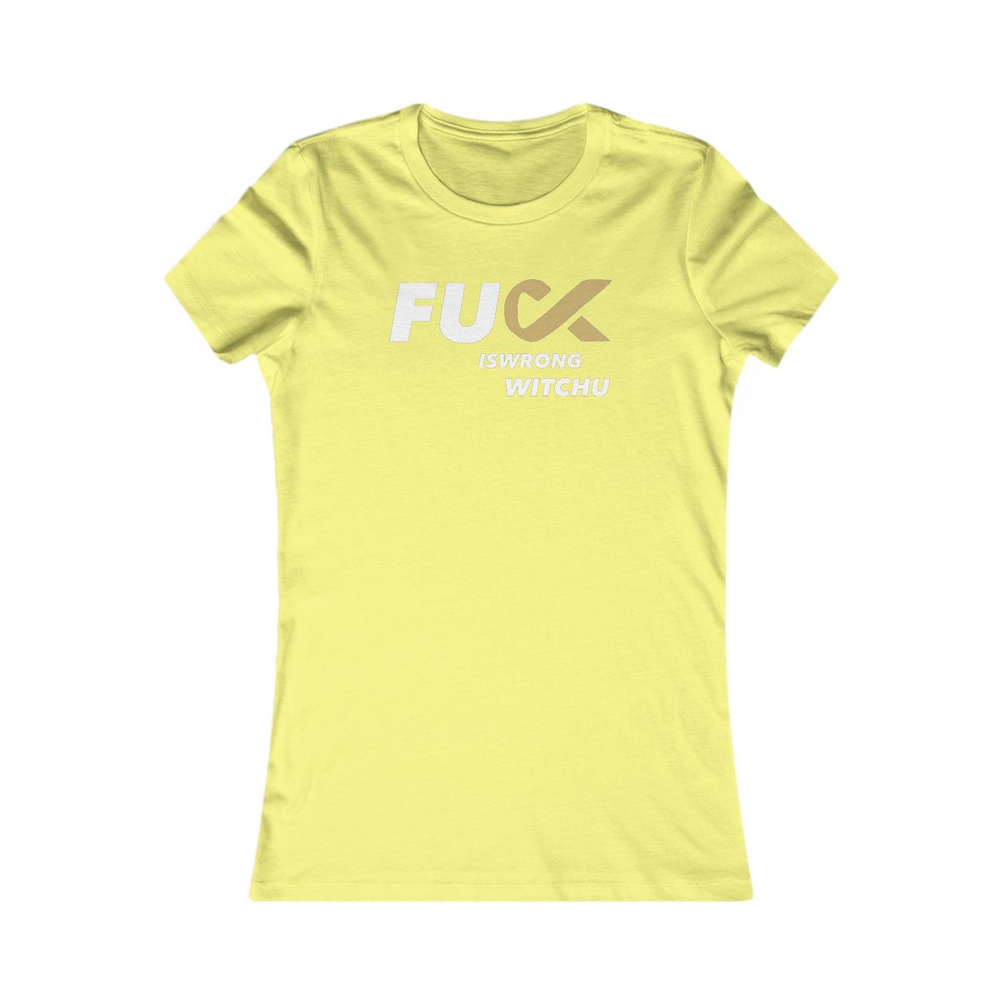 Fiwwc Womens T-Shirt White logo