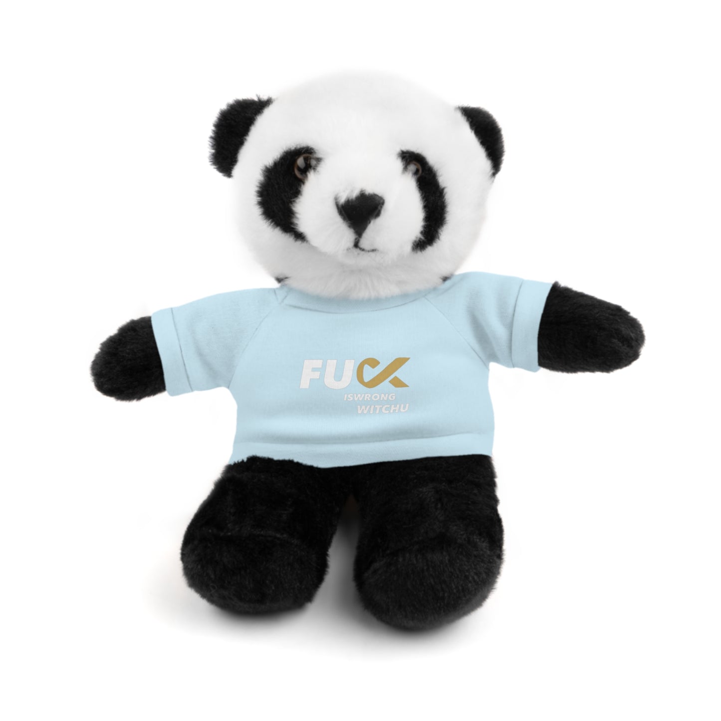 Plush Bear with #Fukiswrongwitchu Cancer Tee