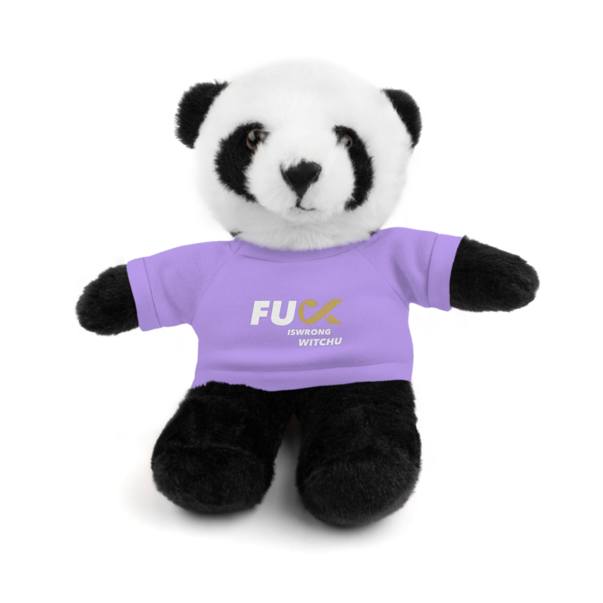Plush Bear with #Fukiswrongwitchu Cancer Tee