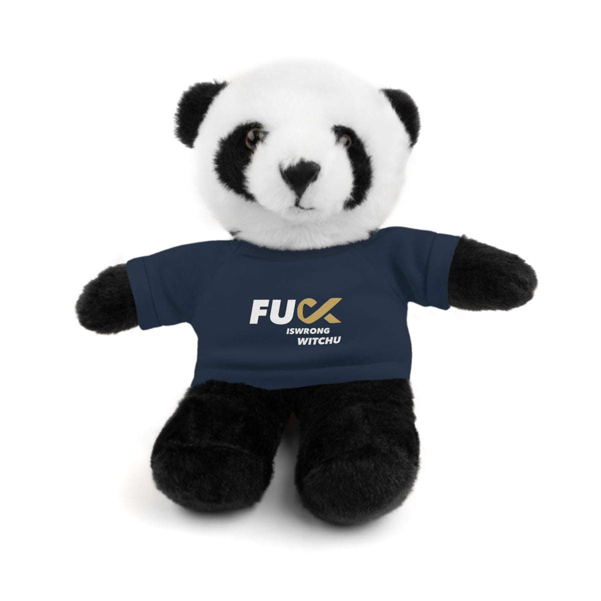 Plush Bear with #Fukiswrongwitchu Cancer Tee