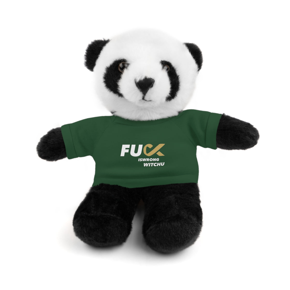 Plush Bear with #Fukiswrongwitchu Cancer Tee