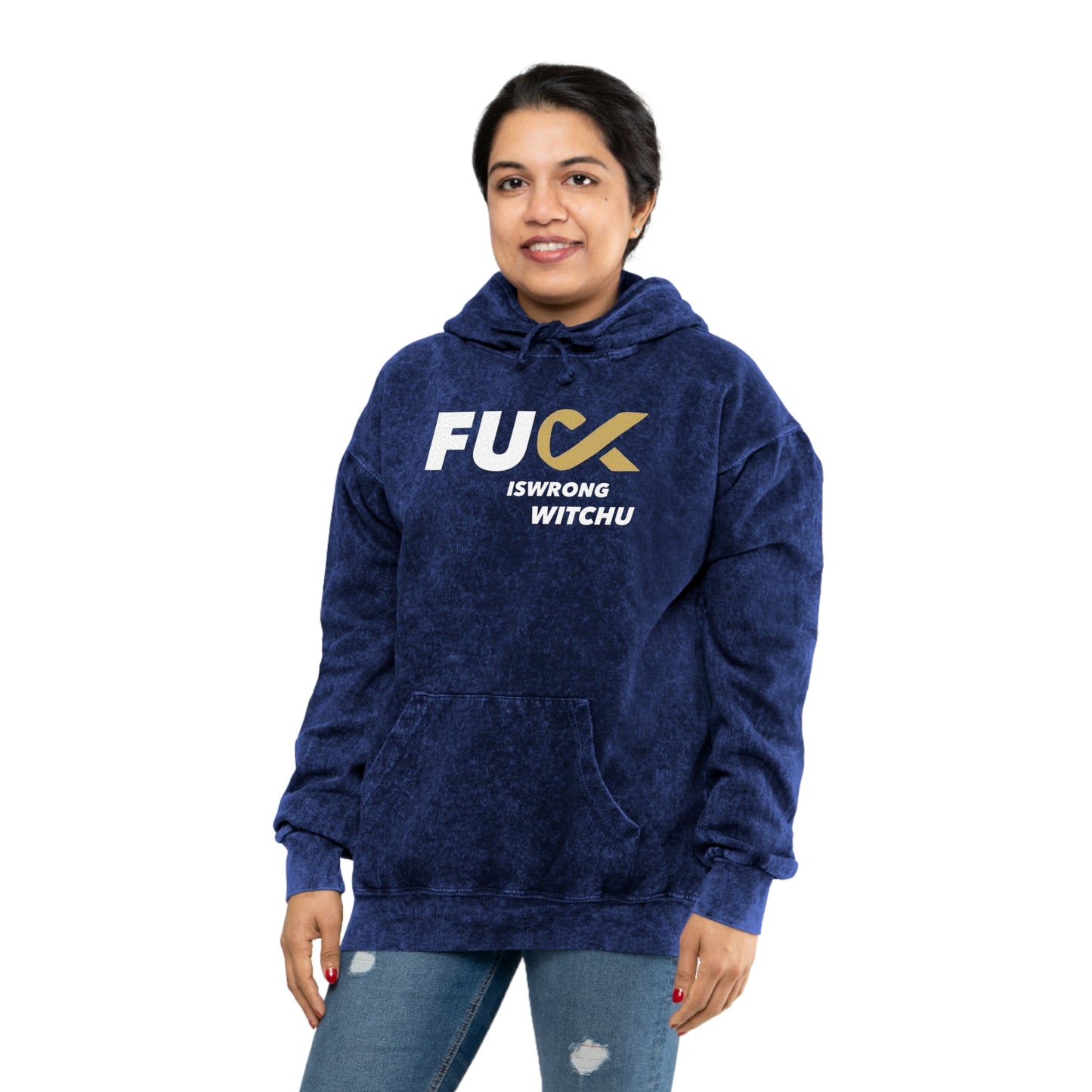 Fiwwc Unisex Mineral Wash Hoodie