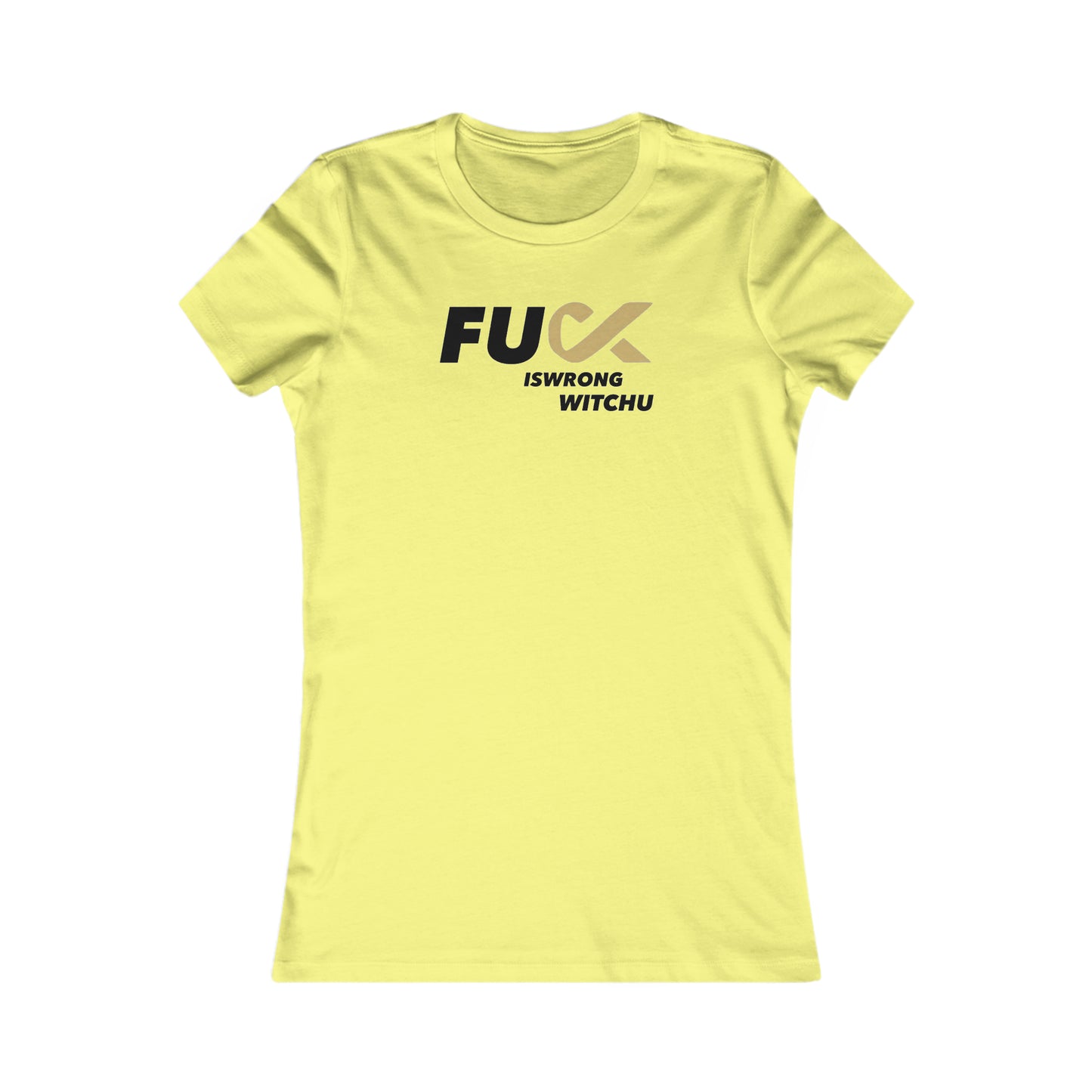 Fiwwc Womens T-Shirt Black logo