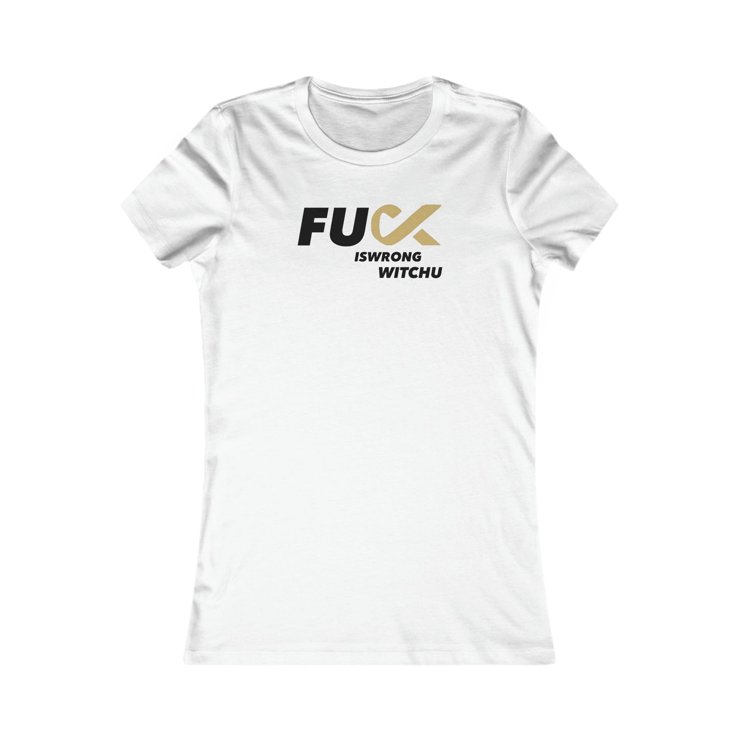 Fiwwc Womens T-Shirt Black logo