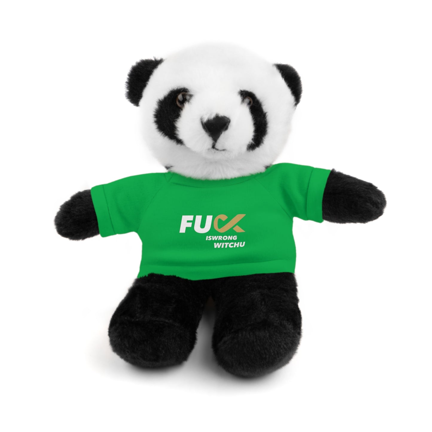 Plush Bear with #Fukiswrongwitchu Cancer Tee