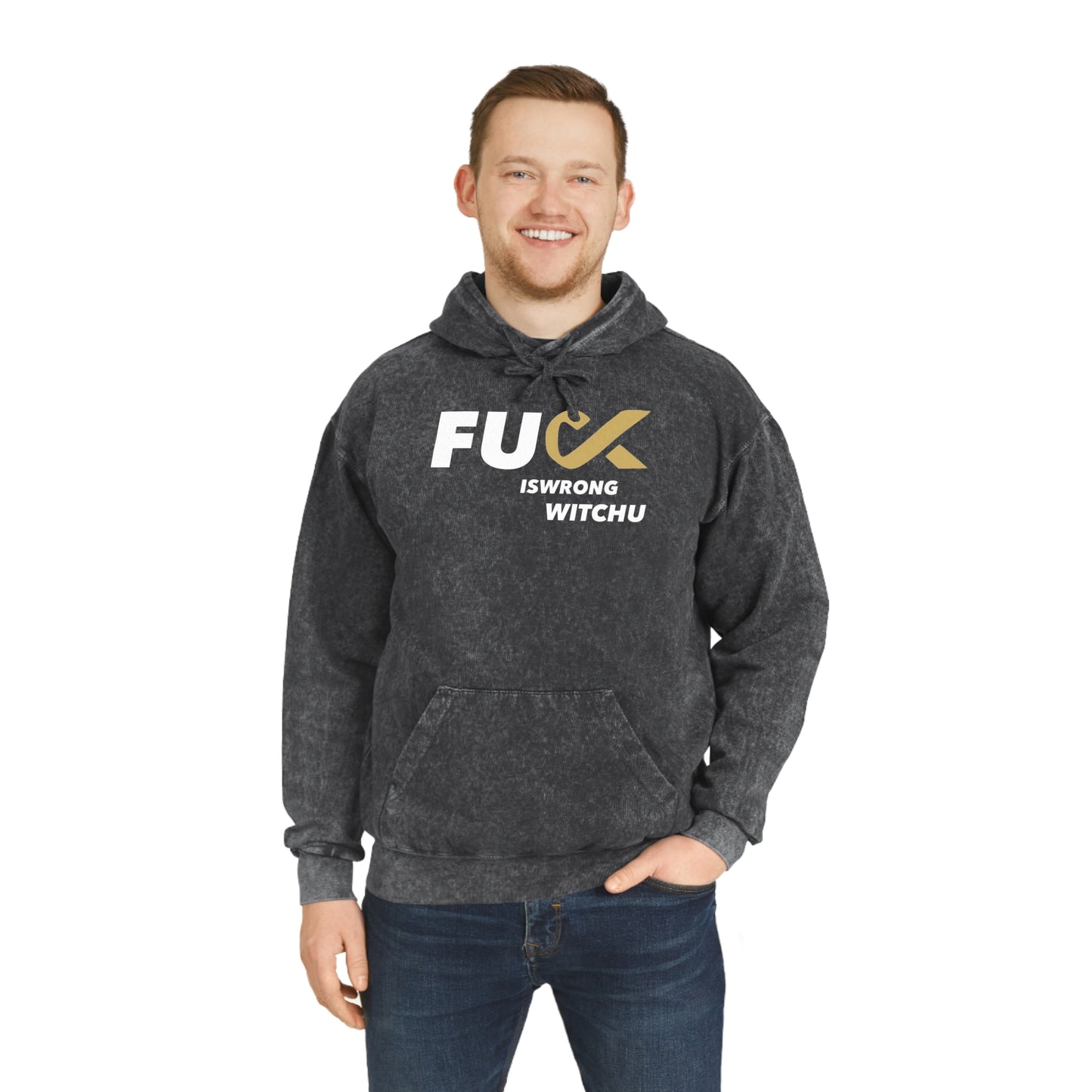 Fiwwc Unisex Mineral Wash Hoodie