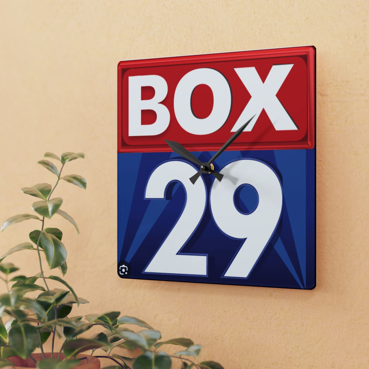 BOX 29 Original Logo Wall Clock
